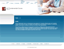 Tablet Screenshot of hl7fundamentals.org